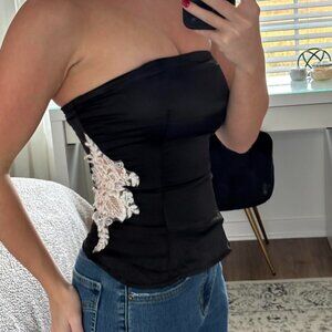 Princess Polly Women's Black Corset